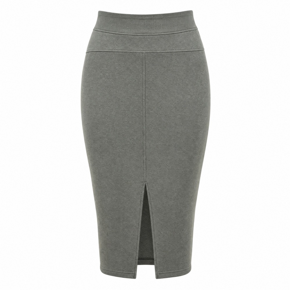 prAna Cozy Up Midi Skirt Balsam Heather Green Hemp Blend Womens S NEW